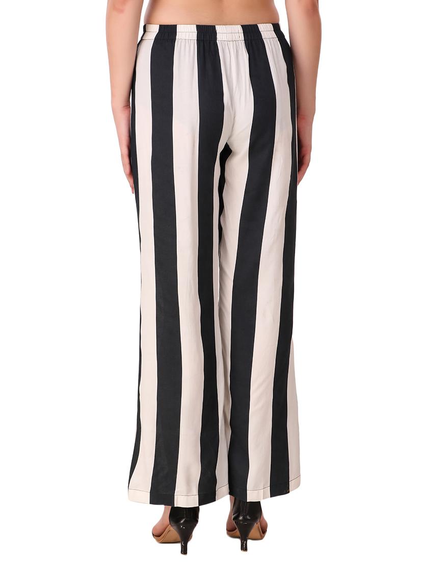 mid rise striped palazzo - 16944038 - Standard Image - 2