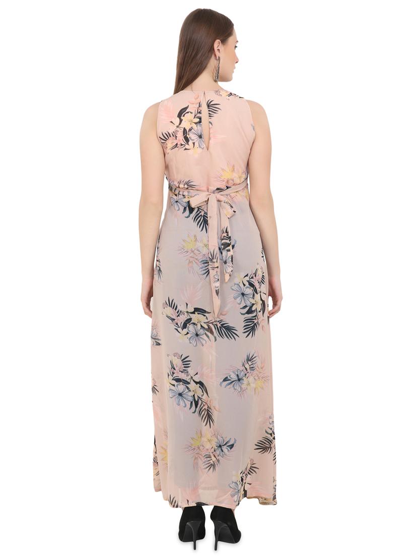 tie back floral tunic - 16946006 - Standard Image - 2