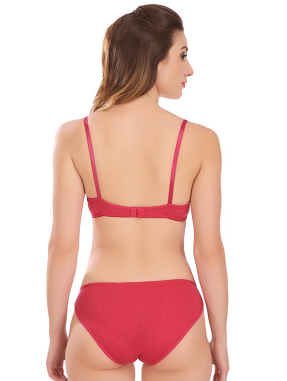 set of 2 lace detail bra & panty set - 16992540 - Standard Image - 2