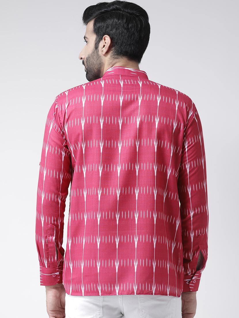 pink cotton short kurta - 17078084 - Standard Image - 2