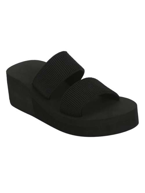 black slip on wedges - 17117069 - Very Small Image - 1
