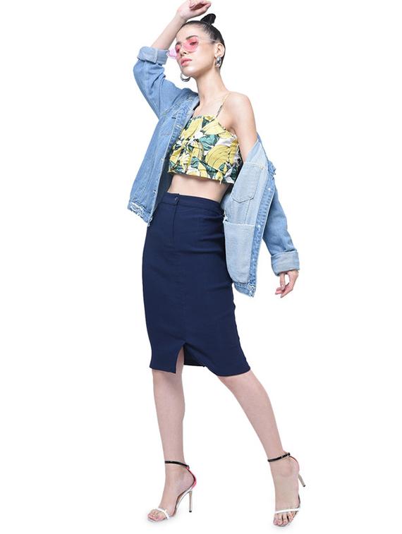 high rise pencil skirt - 17138755 - Standard Image - 2