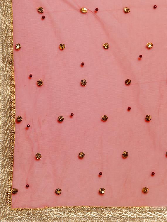 bordered embroidered dupatta - 17226199 - Zoom Image - 2