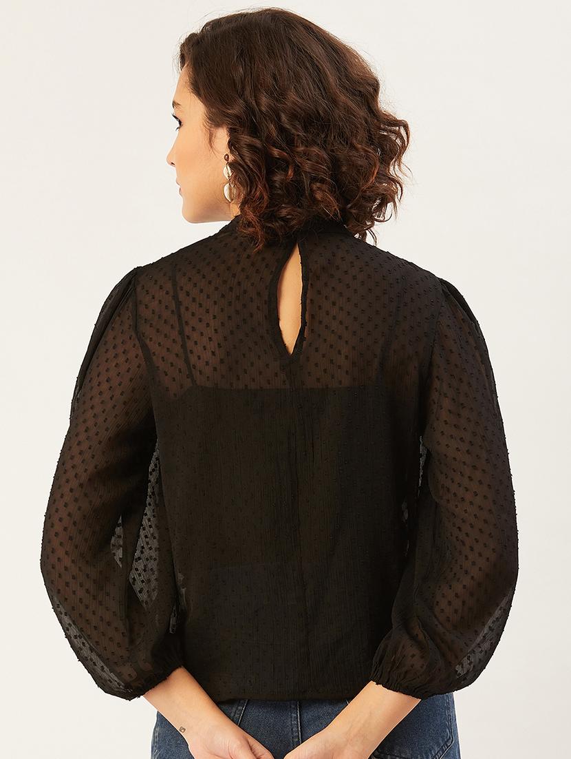women's straight mock neck top - 17238790 - Standard Image - 2