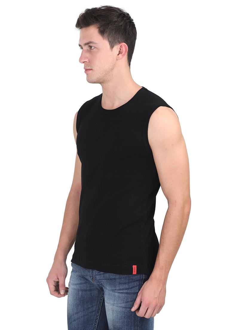 set of 2 black solid vest - 17250571 - Zoom Image - 2