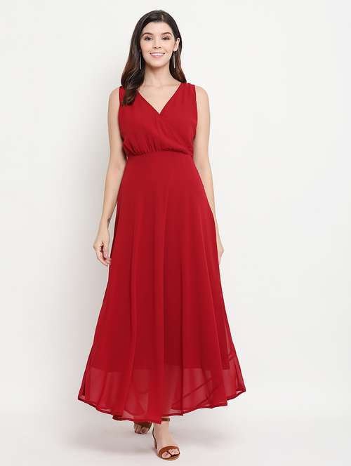 sleeveless maxi dress - 17256338 - Very Small Image - 1