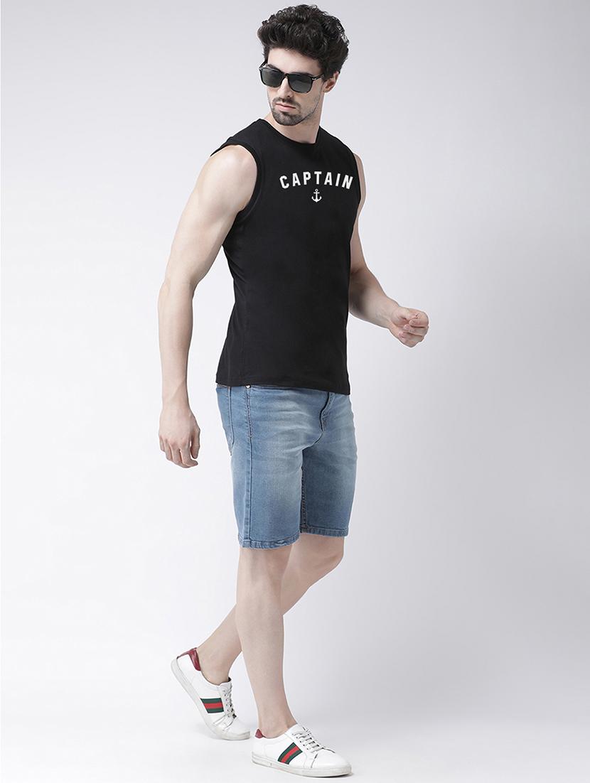 black chest print t-shirt - 17267473 - Standard Image - 3