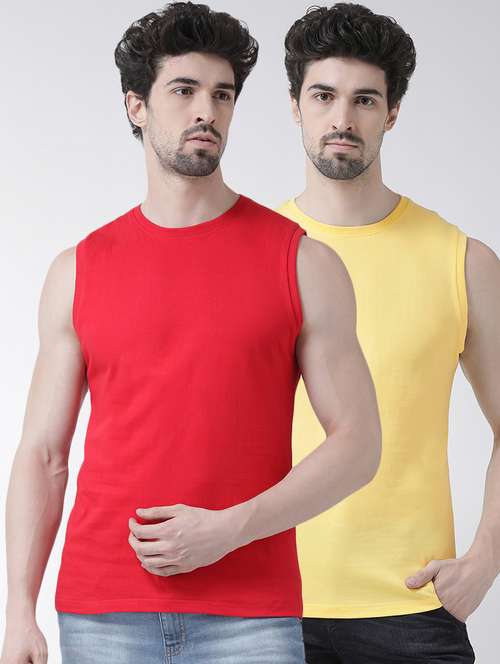 set of 2 solid t-shirt - 17275109 - Very Small Image - 1