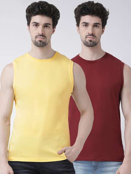 set of 2 solid t-shirt - 17275126 - Very Small Image - 1