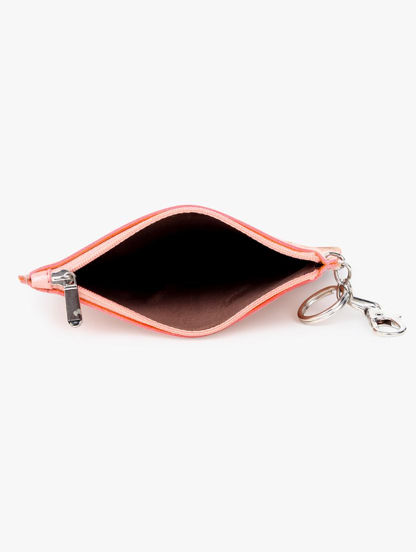 pink leatherette (pu) regular pouch - 17277129 - Standard Image - 2