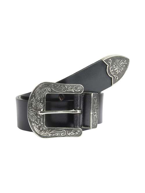 black leather belt - 17277591 - Very Small Image - 1