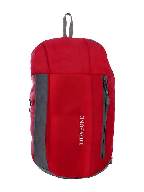 red polyester backpack - 17380073 - Very Small Image - 1