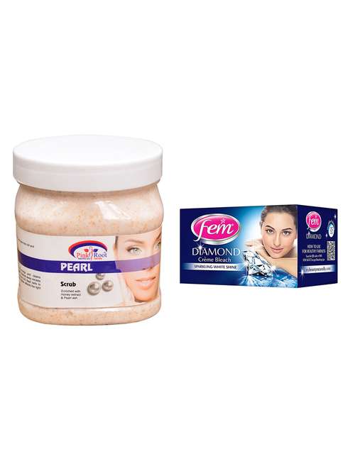 pink root pearl scrub 500ml with fem diamond bleach - 17384061 - Very Small Image - 1