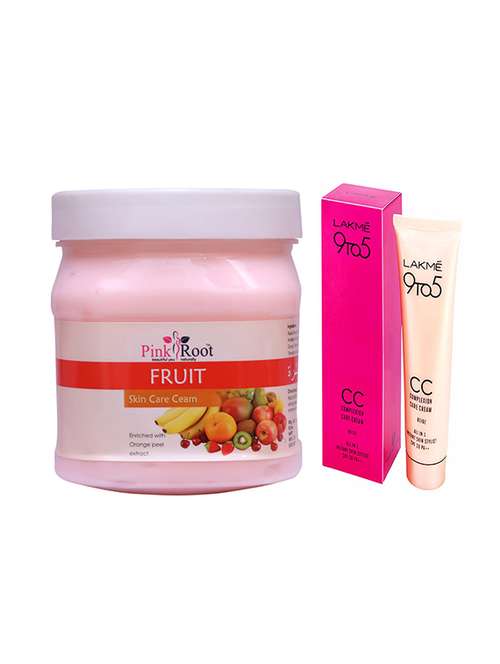 pink root fruit cream with lakme 9to5 cc cream - 17386274 - Very Small Image - 1