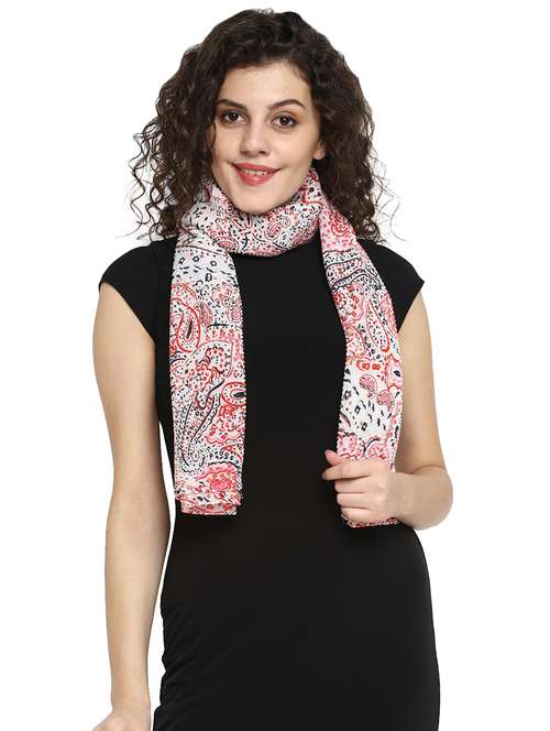 pink viscose stole - 17388529 - Very Small Image - 1