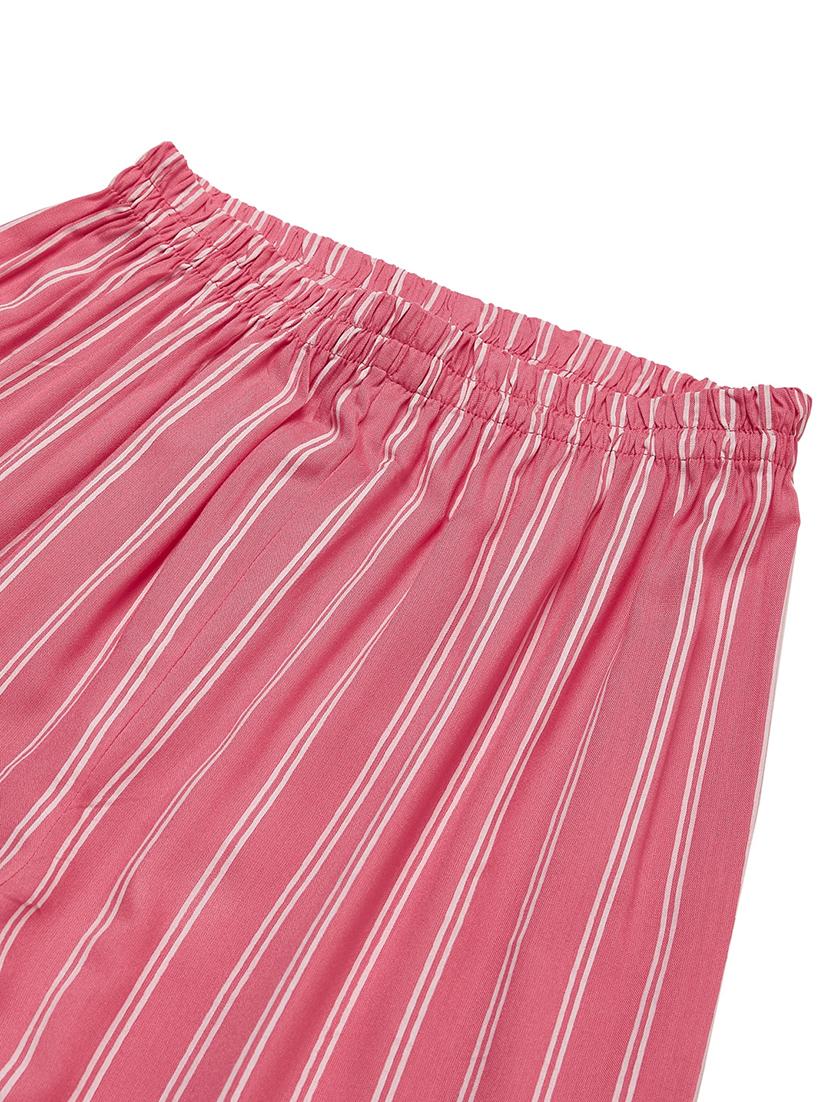 high rise striped palazzo - 17394045 - Standard Image - 5