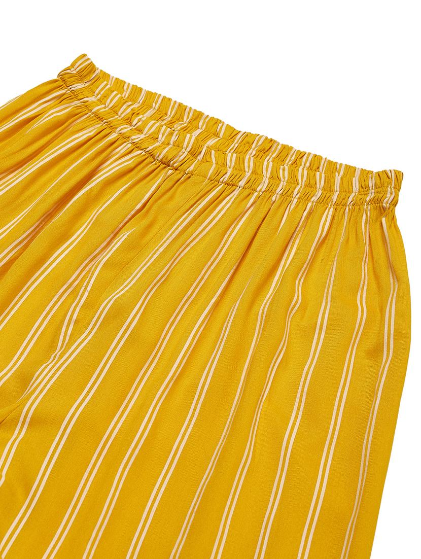 high rise striped palazzo - 17394047 - Standard Image - 5