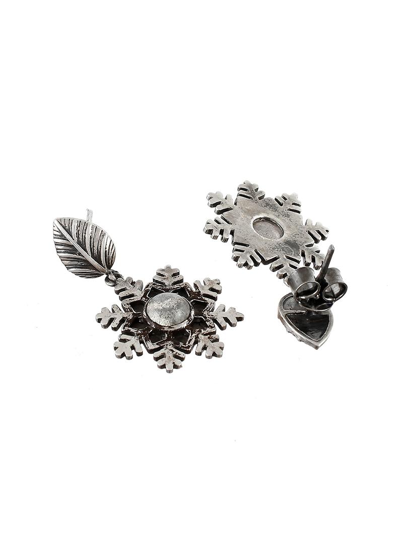 silver drop earring - 17405202 - Standard Image - 2