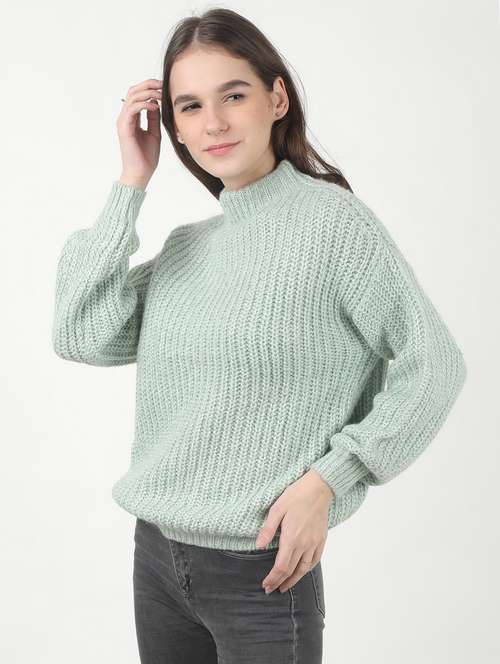 high neck oversized pullover  - 17428219 - Very Small Image - 1