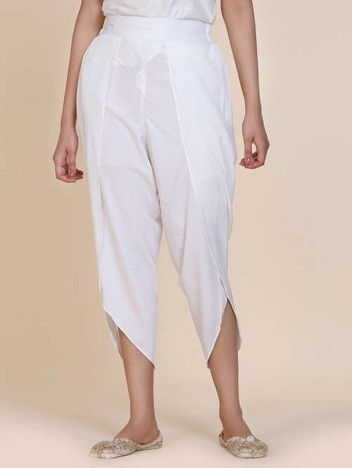 solid cropped salwar - 17431964 - Very Small Image - 1