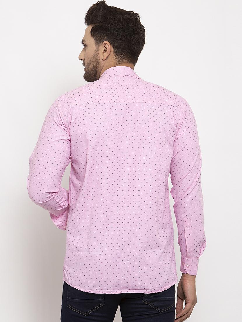 pink printed casual shirt - 17442586 - Standard Image - 2