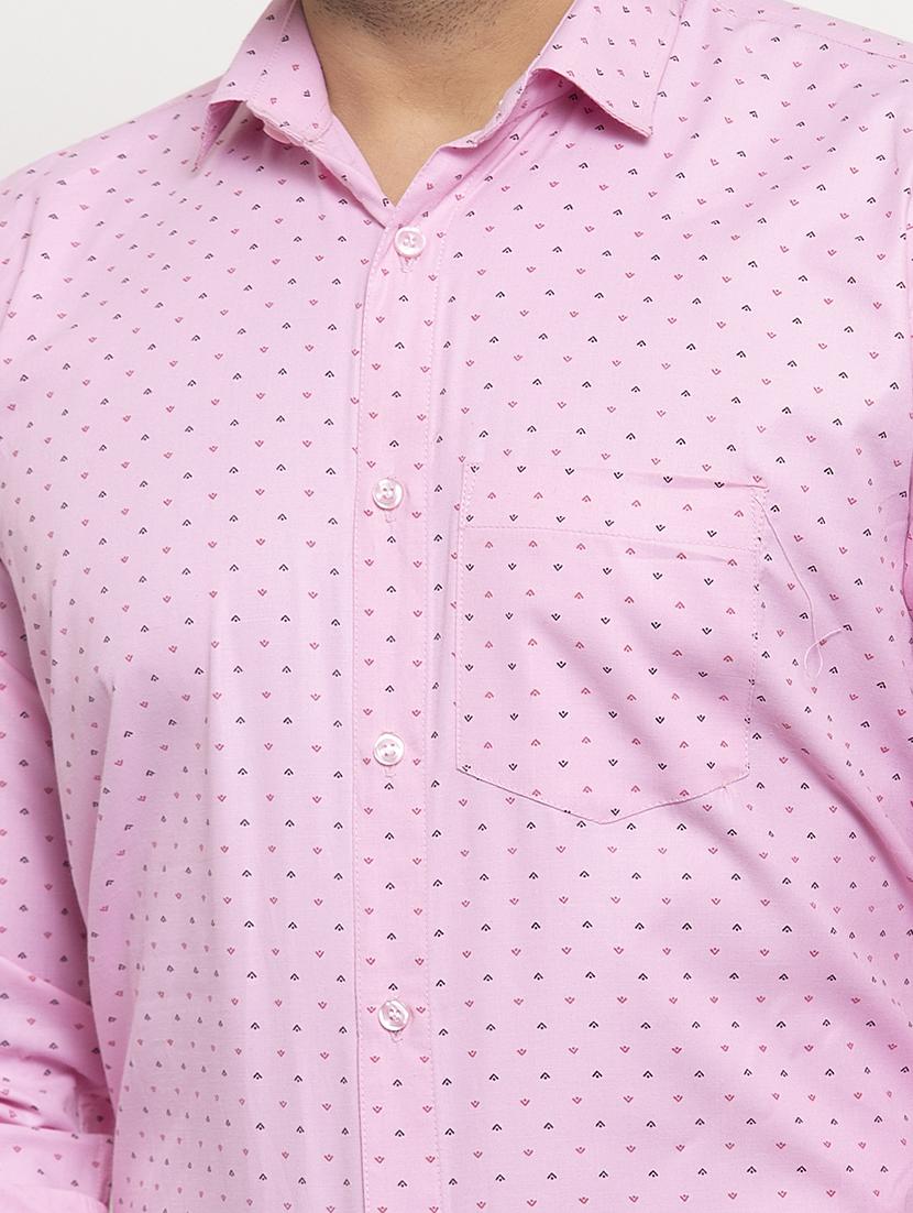 pink printed casual shirt - 17442586 - Zoom Image - 4