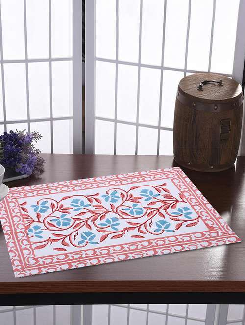 cotton dining table place mats (set of 6) - 17458564 - Very Small Image - 1