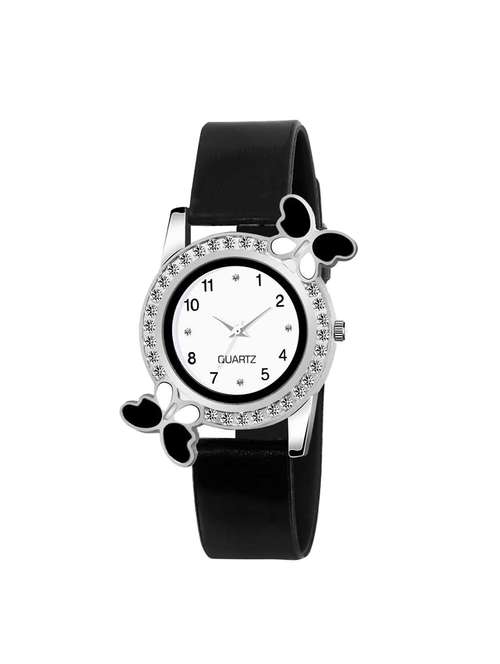 k-2 blue diamond studded attractive butterfly stylish women watch  - 17474133 - Very Small Image - 1