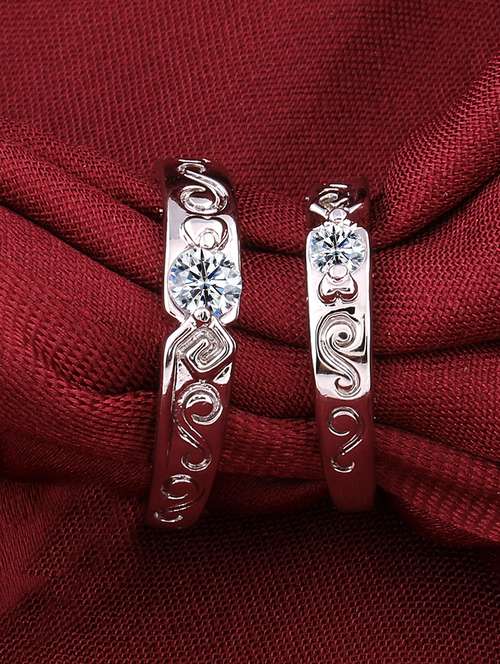 silver crystal combo ring - 17476397 - Very Small Image - 1