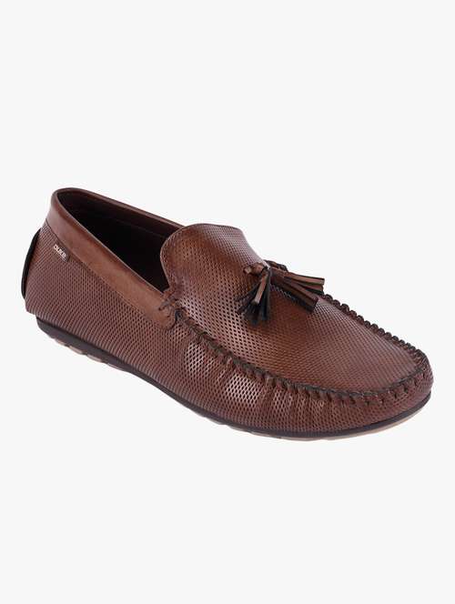 tan synthetic slip on loafers - 17499105 - Very Small Image - 1