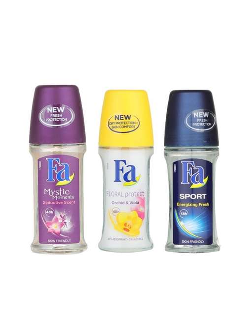 fa pack of mystic moment, floral protect & sport roll on     - 17529850 - Very Small Image - 1