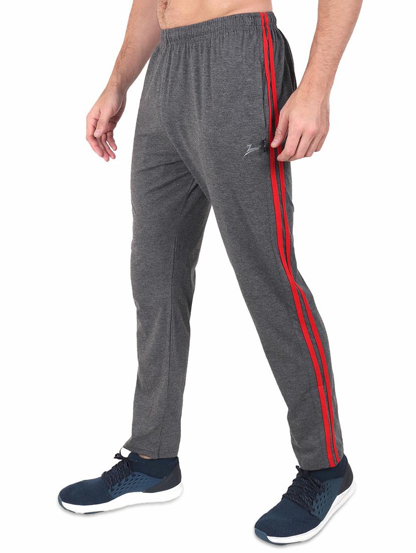 black and grey set of 2 full length track pant - 17548052 - Standard Image - 5