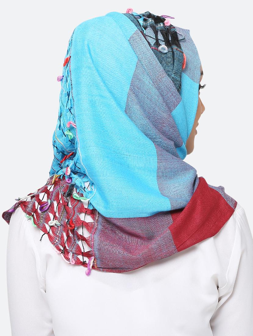 multi colored viscose scarf - 17550554 - Zoom Image - 2