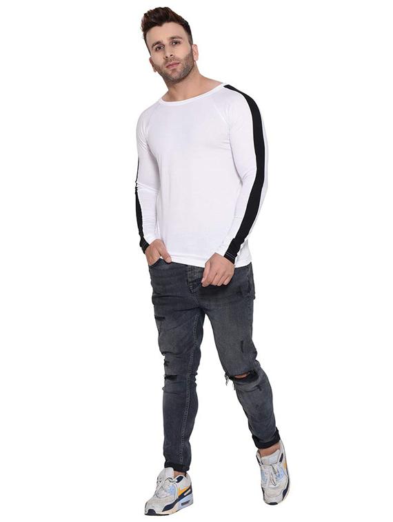 white cut & sew t-shirt - 17551885 - Standard Image - 3