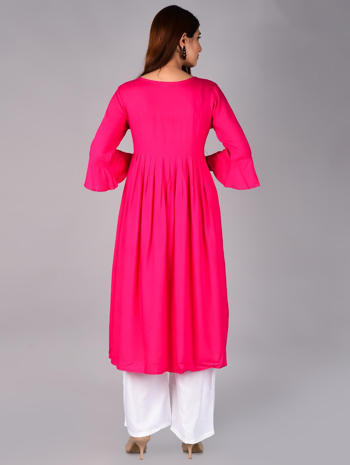 women's flared kurta - 17556487 - Zoom Image - 3