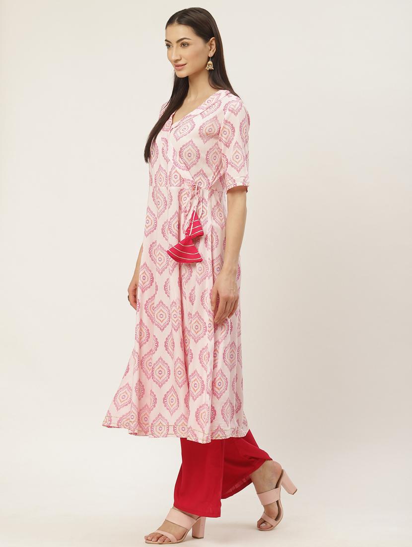 women's angrakha kurta - 17573401 - Zoom Image - 2