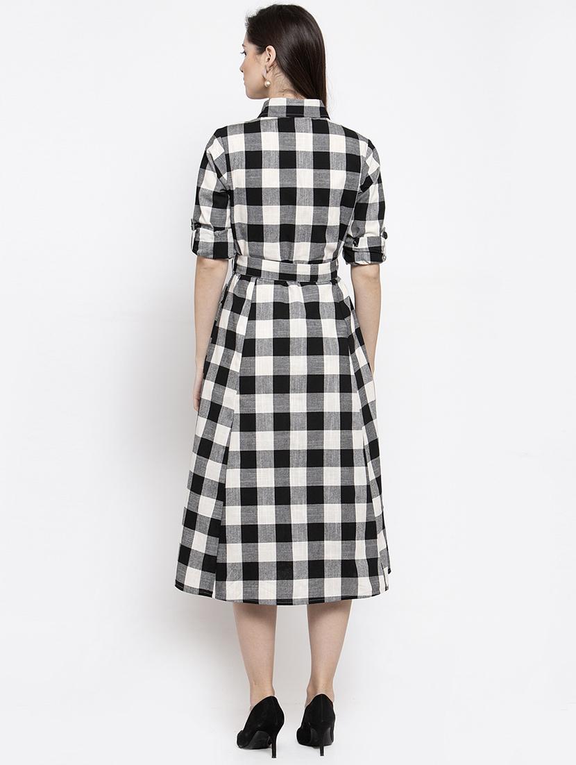 women's shirt checks dress - 17588209 - Zoom Image - 2
