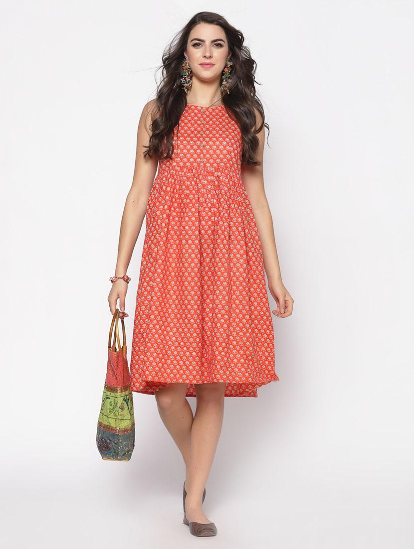 women's self design dress - 17661234 - Zoom Image - 3