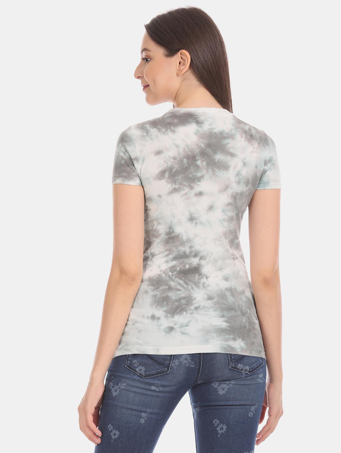 women's all over print crew neck t-shirt - 17665368 - Standard Image - 2