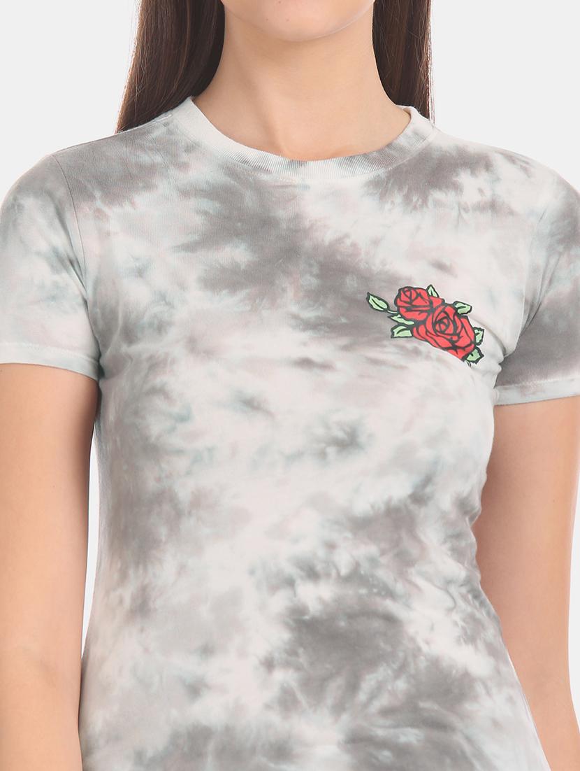 women's all over print crew neck t-shirt - 17665368 - Standard Image - 5
