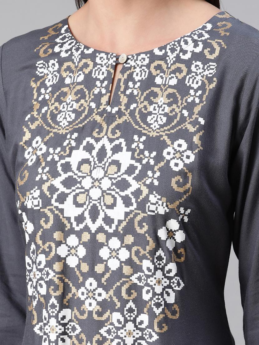 women's straight kurta - 17687994 - Standard Image - 4