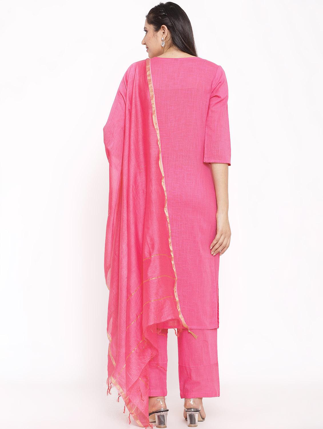 embroidered kurta palazzo set - 17714839 - Zoom Image - 2
