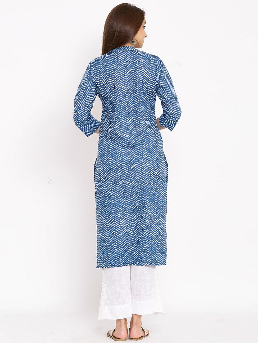 women's straight kurta - 17727234 - Zoom Image - 2
