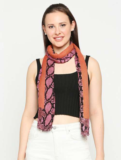multi colored viscose scarf - 17757141 - Very Small Image - 1