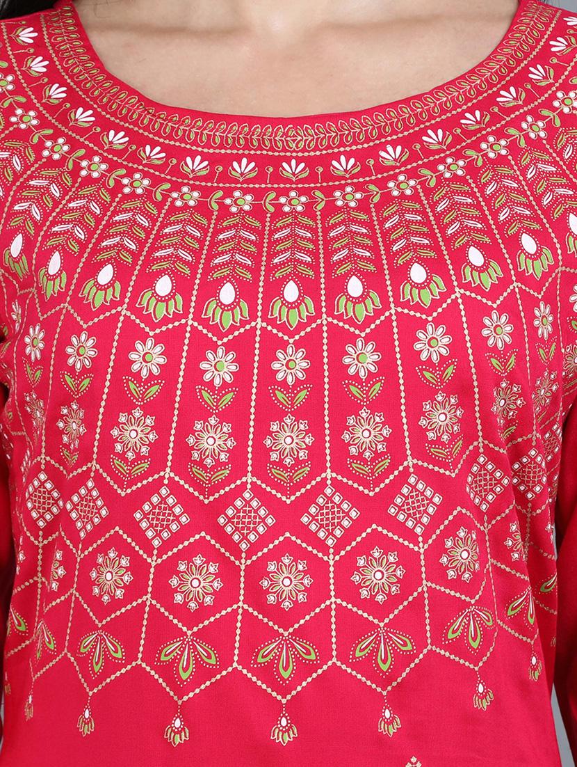 women's straight kurta - 17765192 - Standard Image - 4