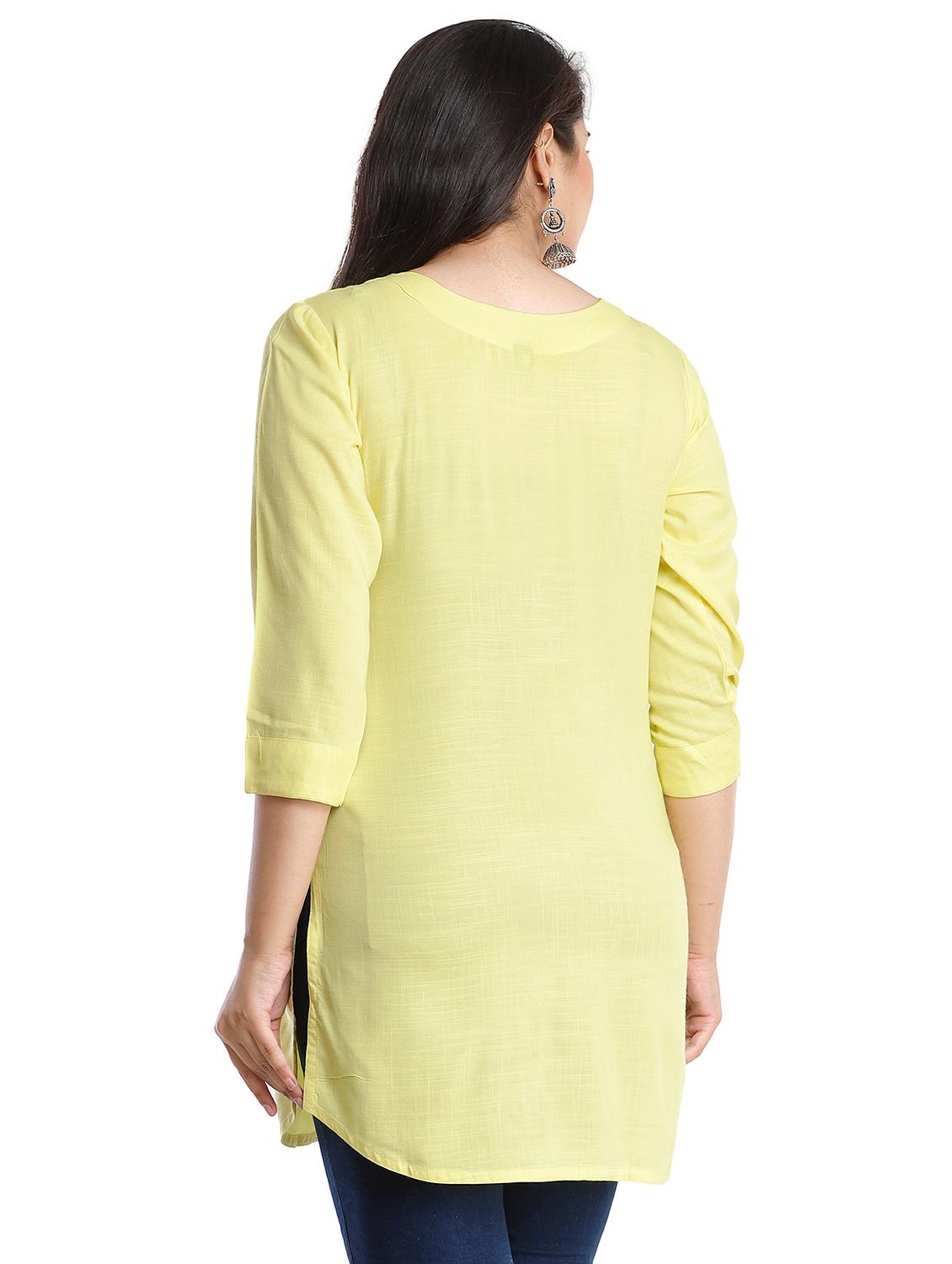 embellished straight kurti - 17779233 - Zoom Image - 2