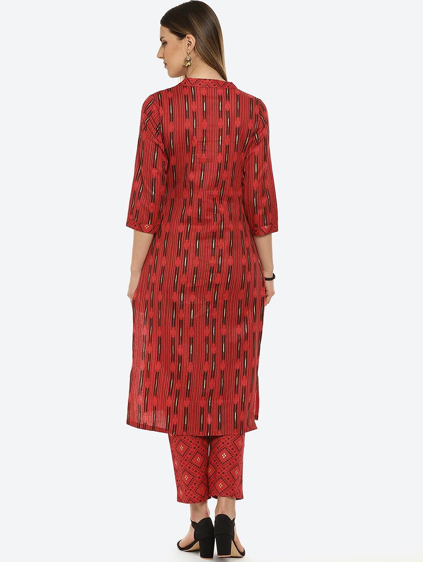 printed kurta pant set - 17779517 - Standard Image - 2