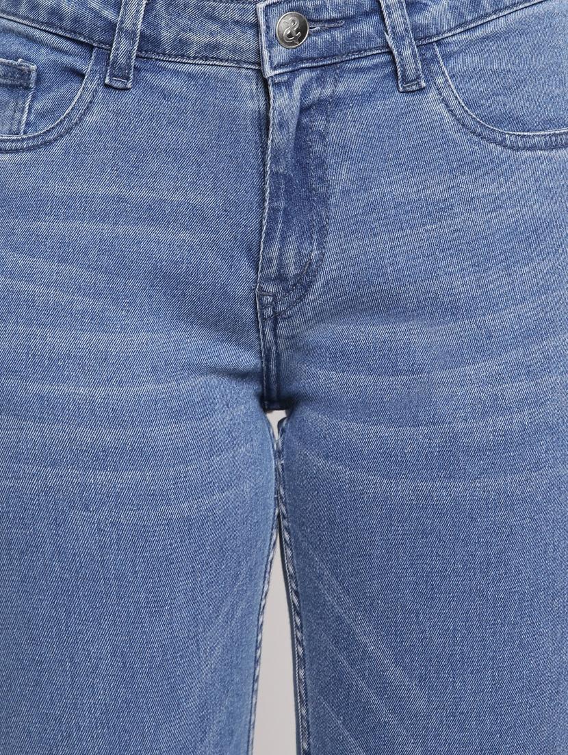 women's distress slim fit jeans - 17822461 - Standard Image - 4