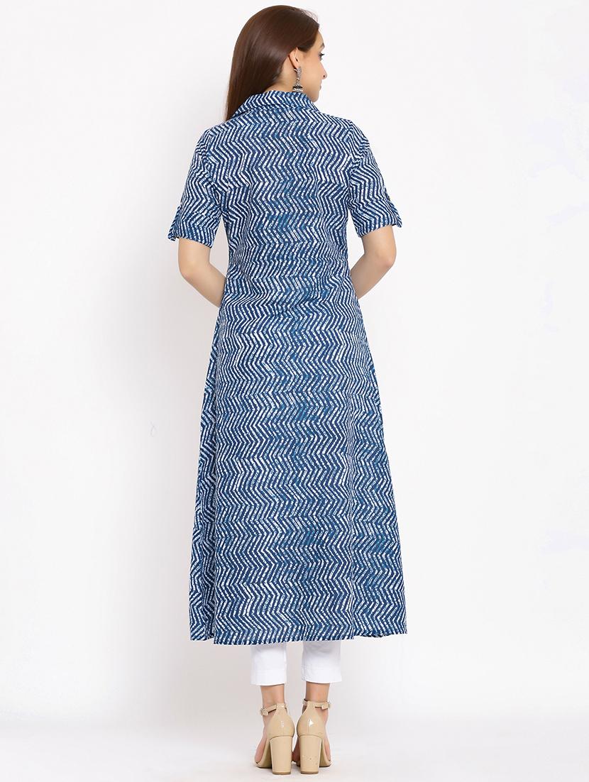 women's front slit kurta - 17838063 - Zoom Image - 2