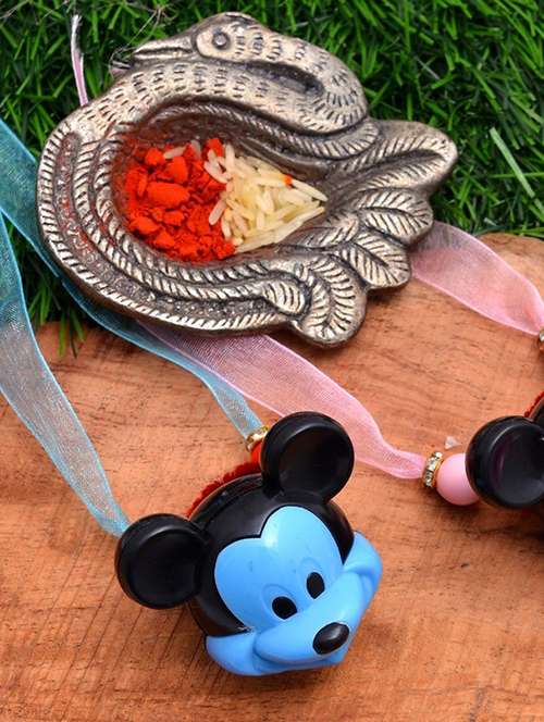 multi colored null rakhi set - 17887188 - Very Small Image - 1